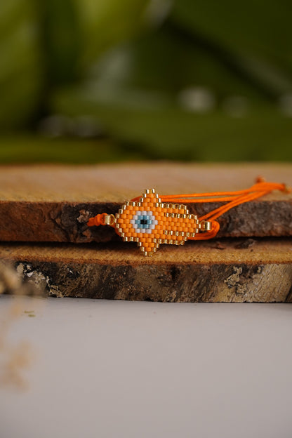 Hamsa Hand - Matte Orange