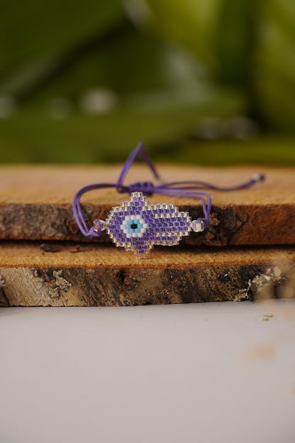 Hamsa Hand - Bélu Purple