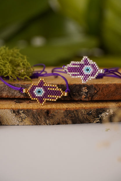 Hamsa Hand - Dark Purple