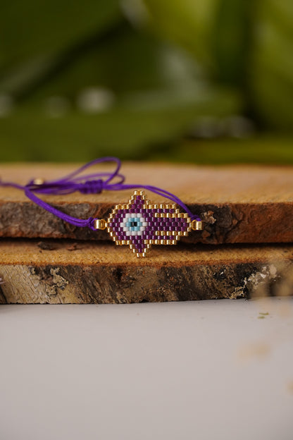 Hamsa Hand - Dark Purple