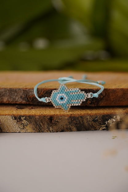 Hamsa Hand - Baby Blue