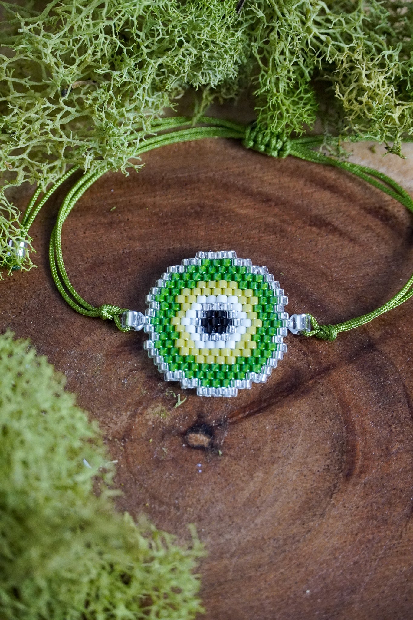 Circle Evil Eye - Green