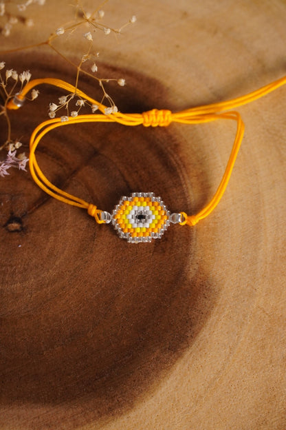 Mini Evil Eye - Yellow