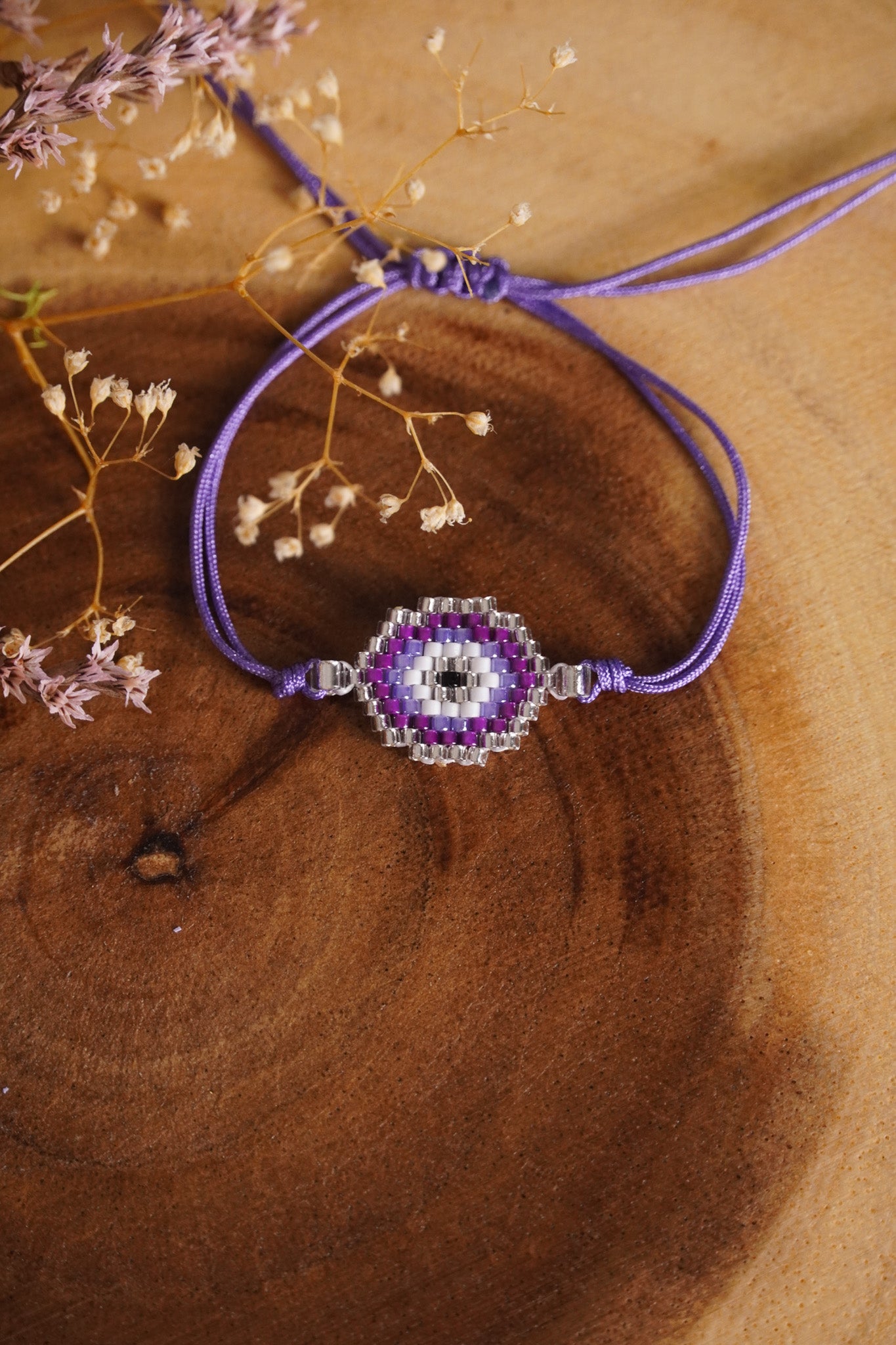 Mini Evil Eye - Purple