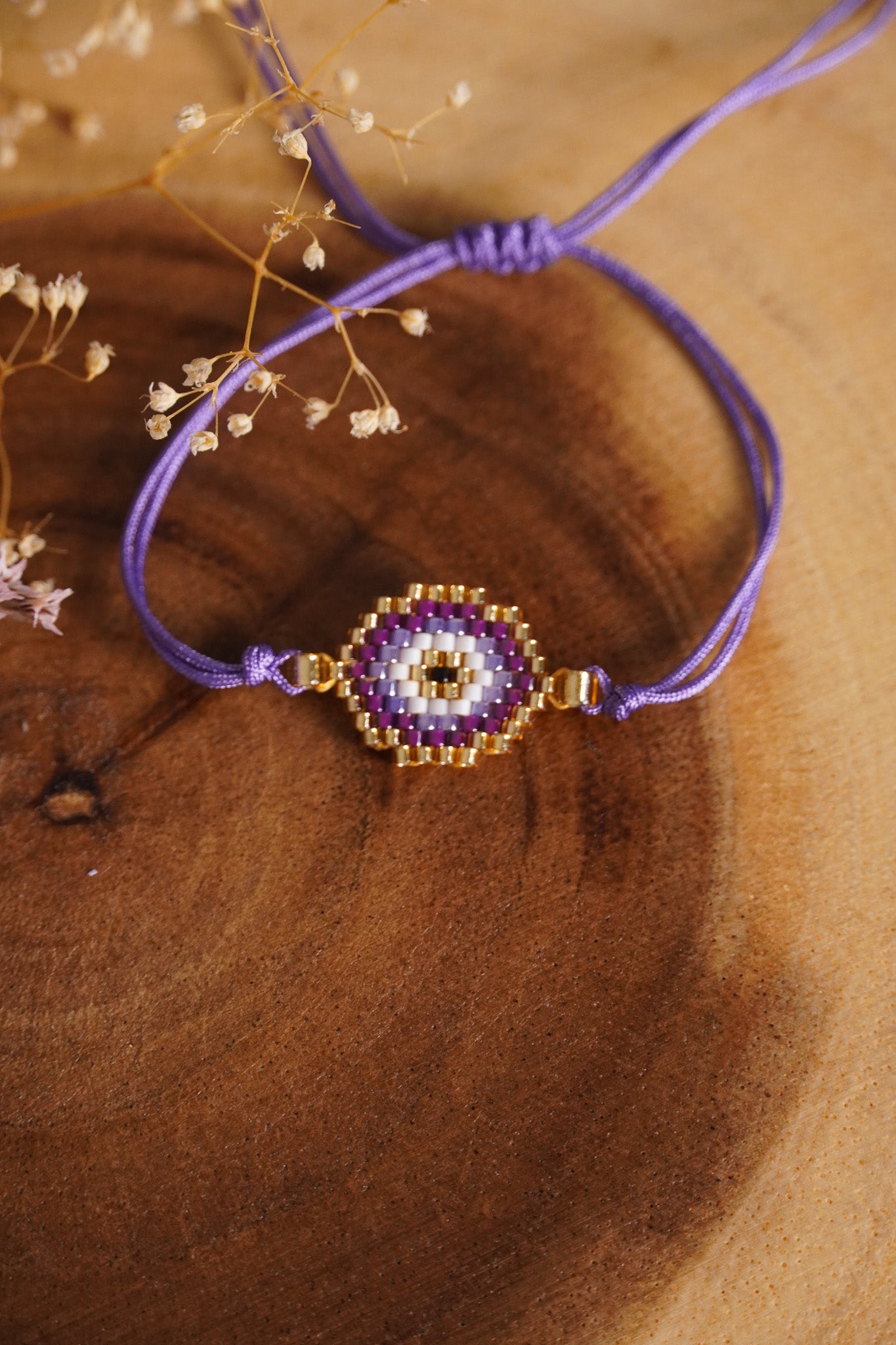 Mini Evil Eye - Purple